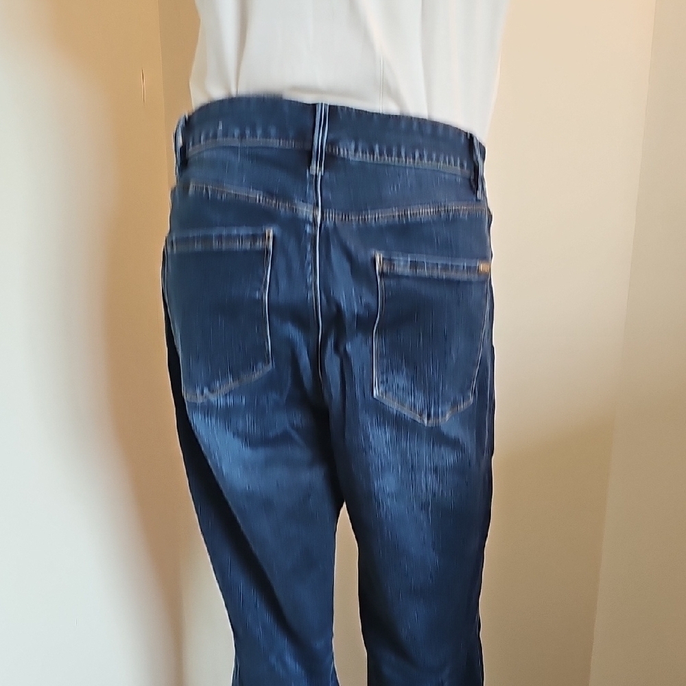 White House Black Market Dark Blue Bootcut Jeans - Picture 4 of 6